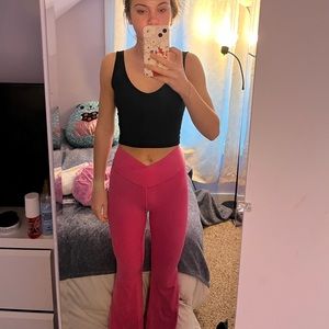 Offline by real me double crossover flare leggings